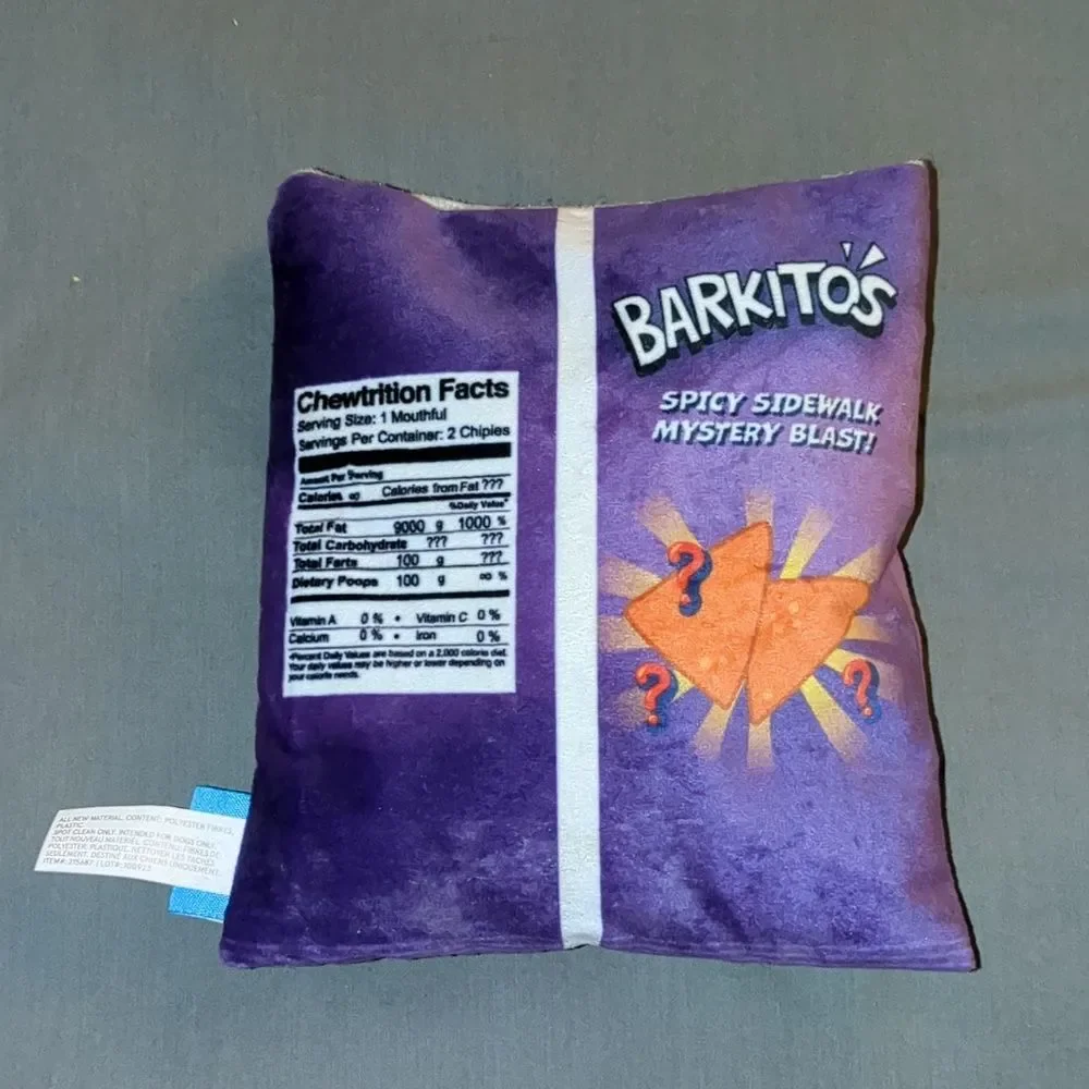 3 pc BARK Dog Toy Snack Themed Set - BENEFITS SENIOR DOG RESCUE